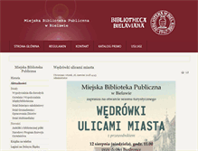 Tablet Screenshot of mbp.bielawa.pl